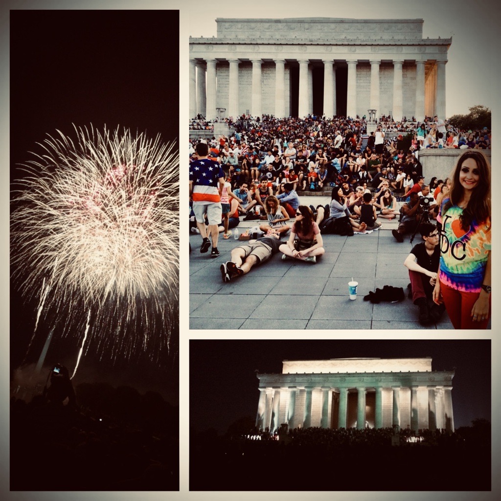 Celebrating July Fourth in my beloved city, Washington, D.C. in 2014.